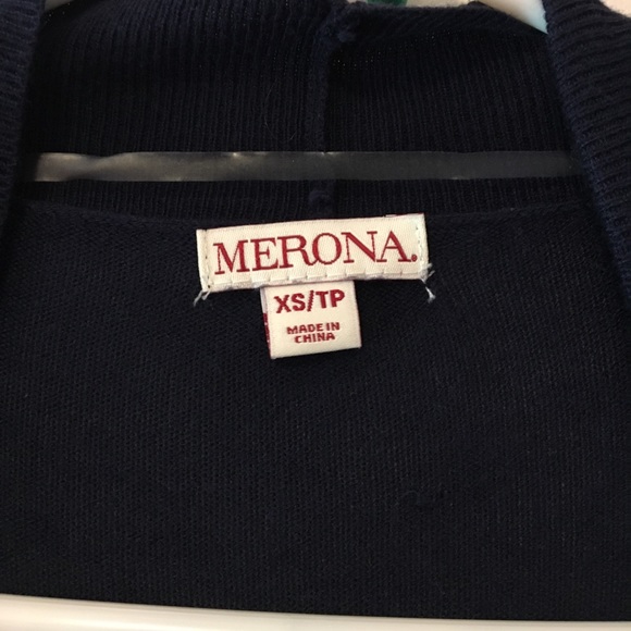 Merona Navy Blue Cardigan - Picture 2 of 4